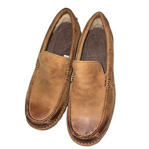 Ugg Australia Mens Leather Loafers Sheepskin Slip On Shoes‎ 8